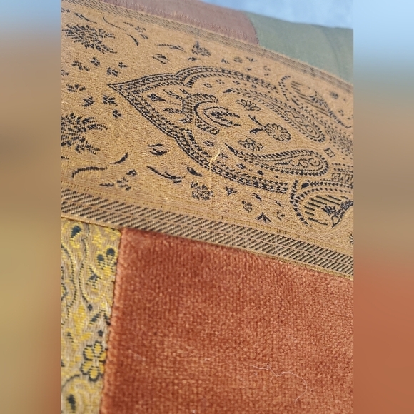 Crate & Barrel Marriba Decorative Pillow 20” square Cotton Linen Silk - Picture 13 of 13